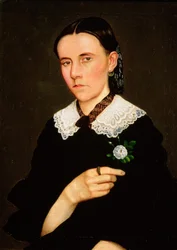 Porträtt av en kvinna, 1861