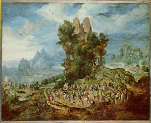 Korsfästelsen. Olja (oljemålning)