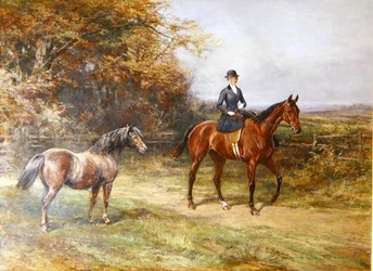 Lady Denman (1884-1954) (olja på duk)