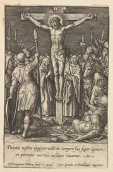 Kristus korsfäst, före 1619.