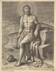 Kristus sitter på den kalla stenen, före ca. 1586.
