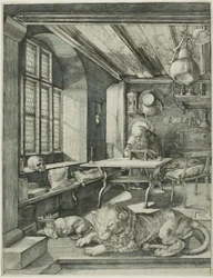 Sankt Hieronymus i sitt arbetsrum