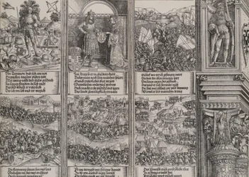 Trolovningen av Maria av Bourgogne, Young Maximilian, Kampen för den burgundiska framgången..., 1515.