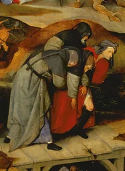 Detalj från frestelsen av St. Anthony, c.1500