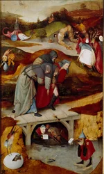 Triptyk av frestelser (detalj) 1505-1506 (olja på duk)