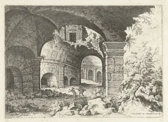 Åttonde utsikten över Colosseum i Rom Colossi to prospect vs 8 (titel på objekt) Romerska ruiner (serietitel)