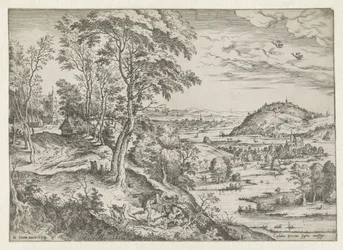 Cephalus och Procris Landskap med bibliska och mytologiska scener (serietitel)