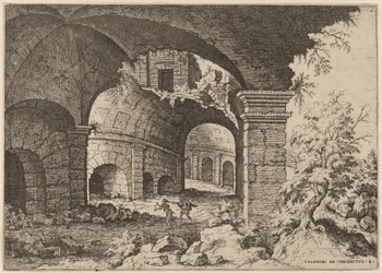 Åttonde utsikten över Colosseum