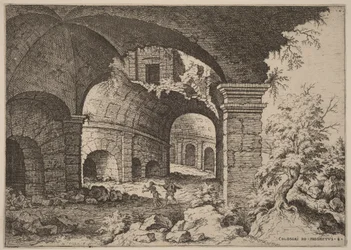 Åttonde vyen av Colosseum