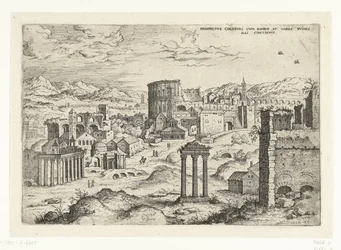 Visa på Forum Romanum (titel på objekt) Romerska ruiner (serietitel)
