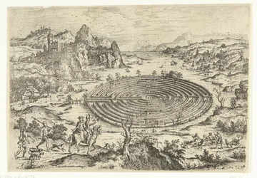 Den kretensiska labyrinten Landskap med bibliska och mytologiska scener (serietitel)