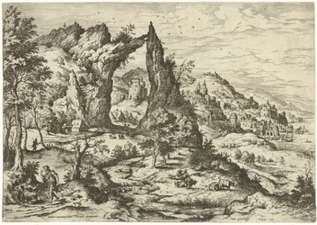 Juda och Tamar Landskap med bibliska och mytologiska scener (serietitel)