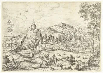 Merkurius och Argus Landskap med bibliska och mytologiska scener (serietitel)