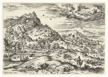Merkurius med huvudet av Argus Landskap med bibliska och mytologiska scener (serietitel)