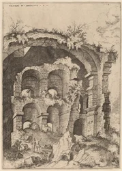 Sjunde utsikten över Colosseum