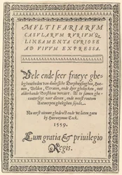 Titelsidan till ”Multifariarum Casularum”