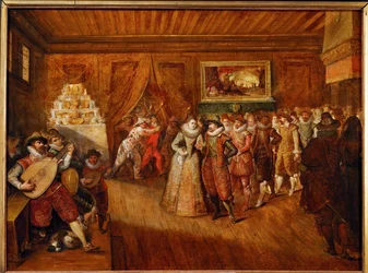 Bröllopsdansen (olja på ek)