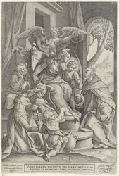 Helig familj med Elizabeth och Johannes döparen, efter Denys Calvaert, 1563 - före 1611