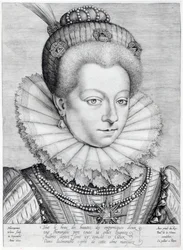Porträtt av Catherine Henriette de Balzac d