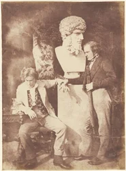 D. O. Hill och professor James Miller