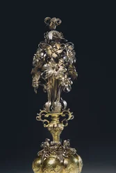 Medingen Minerva Cup, c.1650 (silver & silver)