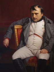 Napoleon I i Fontainebleau, 31 mars 1814, detalj