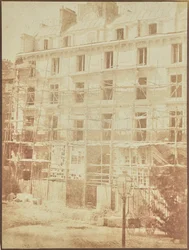 [Uppförande av Galerie de la Madeleine, Place de la Madeleine].