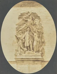 [Detalj av "Le Triomphe de 1810", av Jean-Pierre Cortot, Triumfbågen]