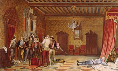Mordet på Henri de Lorraine (1549-88), hertig av Guise, 1834