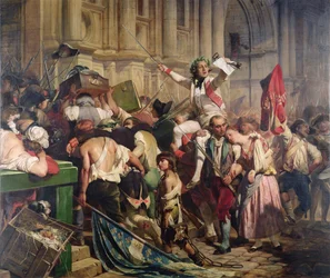 Bastiljens erövrare framför Hôtel de Ville år 1789, 1839