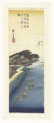 Samla snäckor vid lågvatten på Susaki-stranden Susaki kaihin shiohigari no zu (titel på objekt) Berömda platser i den östra huvudstaden (serietitel) Toto meisho (serietitel på objekt)