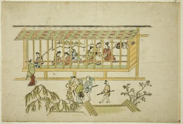 A House of Courtesans, från serien "The Appearance of Yoshiwara (Yoshiwara no tei)"