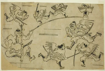 Tengu-kungen tränar sina elever