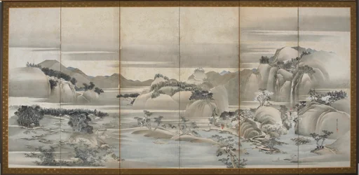 Landskap av de fyra årstiderna: vår och sommar, Edo-perioden, sent 1700-tidigt 1800-tal.