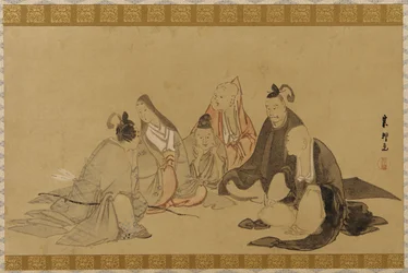 De sex odödliga poeterna, Edo-perioden, sent 1700-tidigt 1800-tal.