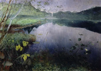 Från Daelivannet (olja på duk)