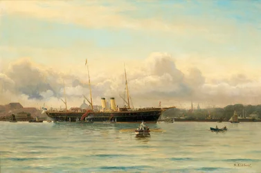 Imperial Yacht Polestar i Köpenhamns hamn