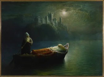 Elaines död, 1877
