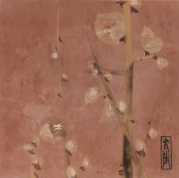 Plommonblomning, Edo-period, sent 1500-tidigt 1600-tal.