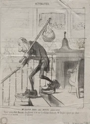 Aktualitet nr 128: Herr Dupin i sina små skor, 1850.