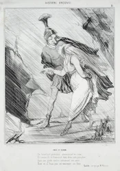 Ancient History skylt 15: Aeneas och Dido, 1842.