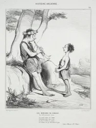 Ancient History, skylt 48: The Shepherds of Virgil, 31 december 1842.