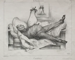 Karikatyr, skylt 139: Mardrömmen, 1832.
