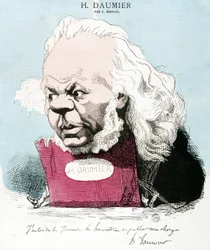 Tecknad av Honore Daumier (1808-1879), fransk gravör, målare och skulptör. Gravyr av P. Bernais. Mått: 33x30 cm. Arbaud Museum.