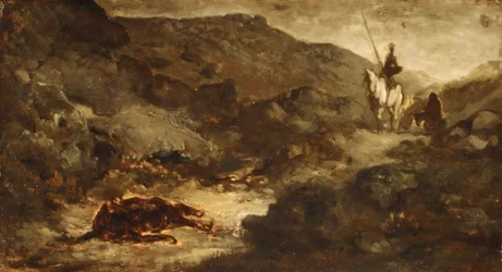 Don Quijote and the Dead Mule, efter 1864.