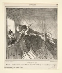 På tåget: Madame ringde på dörren