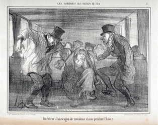 Illustration för serien "Les Agrements des Chemin de fer"