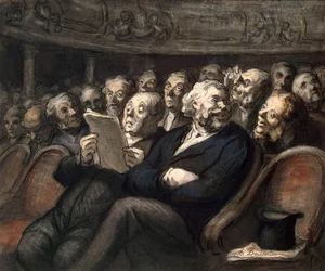 Paus på Comédie-Française, 1858.