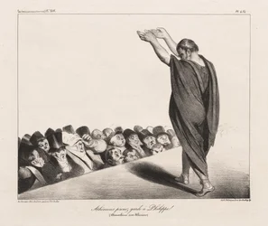 La Caricature, Pl. 454, atenare Se upp för Philip!