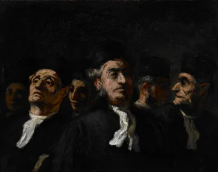 Advokatmöte, c.1860
